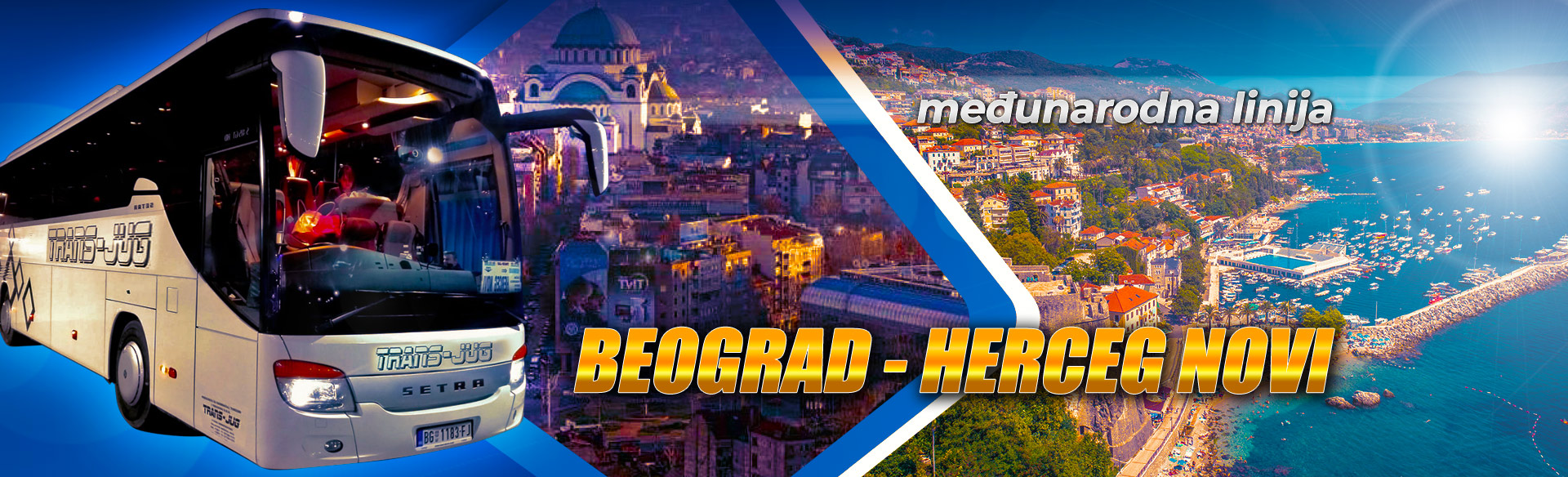 Redovna međunarodna autobuska linija Beograd-Herceg Novi